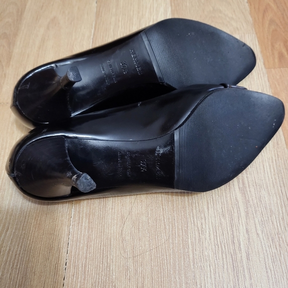 Authentic hermes black leather pump shoes - Picture 5 of 5